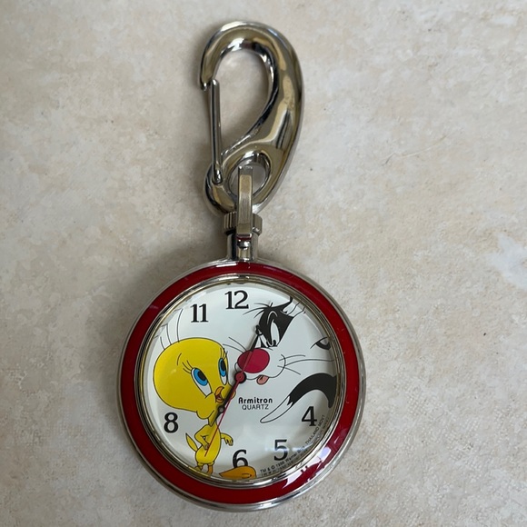 Armitron pocket Watch battery stainless steel - Picture 1 of 4